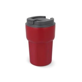 T-ceramic thermomok met deksel Zambezi 350ml-Donker rood