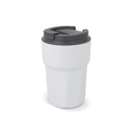 T-ceramic thermomok met deksel Zambezi 350ml-Wit