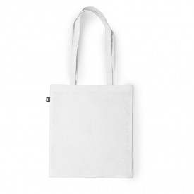 Frilend draagtas - rPET polyester - 100 g/m² - 41 x 37 cm - gelamineerde afwerking