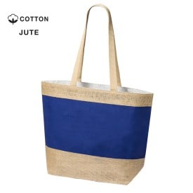 Raxnal tas 48 x 35 x 15 cm - gelamineerd jute/katoen - 300 g/m² - natuurlijke handvatten - bestand tegen een gewicht tot 10 kg
