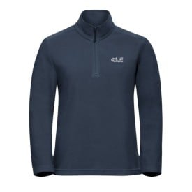 Jack Wolfskin Taunus dames fleece trui pullover - Polartec 100 - gerecycled polyester - halve rits