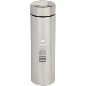 Taylor 450 ml dubbelwandige roestvrijstalen fles met theefilter-Mat zilver