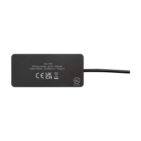 Tecco GRS USB Hub - gerecycled aluminium - USB-C en A