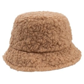 Teddy bucket hat - zacht materiaal - warm