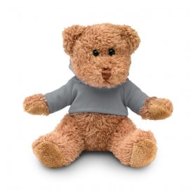 Teddybeer met sweatshirt-Grijs