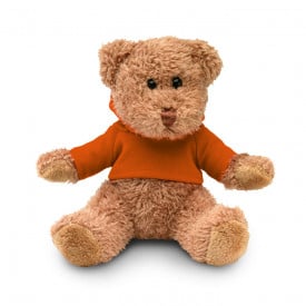 Teddybeer met sweatshirt-Oranje