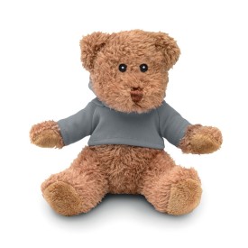 Teddybeer met T-shirt-Grijs