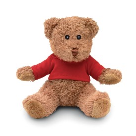 Teddybeer met T-shirt-Rood