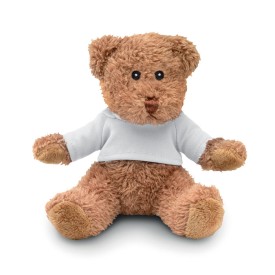 Teddybeer met T-shirt-Wit