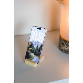 Telefoonhouder Nyla | Gerecycled hout