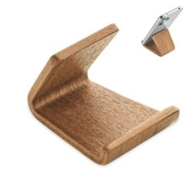 Telefoonstandaard notenhout