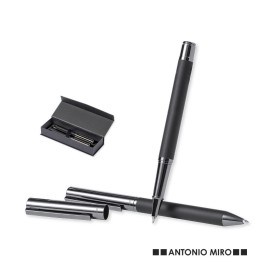 Tengluk pennenset - metaal - blauwe inkt - balpen en rollerbalpen - geschenkverpakking