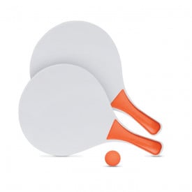 Tennisset voor op het strand-Oranje-Zonder opdruk