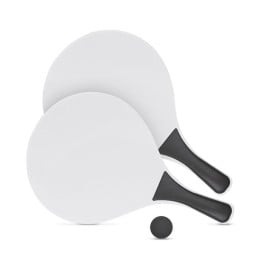 Match strandtennisspel - MDF - gekleurd handvat - gekleurde bal