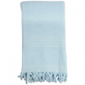 Terry hamam handdoek-Lichtblauw