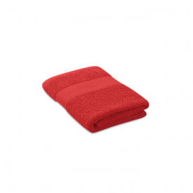 Terry handdoek organisch 100x50-Rood