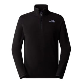 The North Face Glazier zip fleece-Zwart
