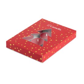 Theelichtjes met kaneelgeur-Rood