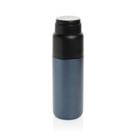 Thermocup RCS recycled geisoleerde fles met beker 500ml-Donkerblauw