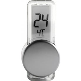 Thermometer met zuignap-Zilver-Zonder opdruk