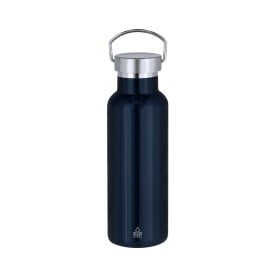 Thermoskan-fles muns 500 ml - gerecycled RVS - isolerend - metallic afwerking