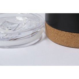 Loret thermoskan 330 ml - RVS en kurk - mat gekleurd