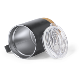 Loret thermoskan 330 ml - RVS en kurk - mat gekleurd