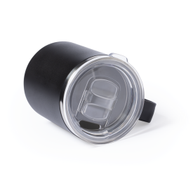 Tikam thermoskan 350 ml - RVS - mat gekleurd - transparante dop