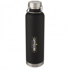 Thor 1 liter koper vacuüm geïsoleerde drinkfles-Zwart