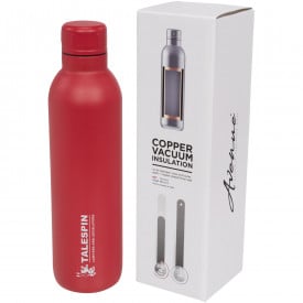 Thor 510 ml koper vacuüm geïsoleerde drinkfles-Rood