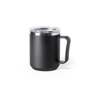 Tikam thermoskan 350 ml - RVS - mat gekleurd - transparante dop
