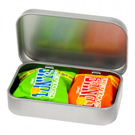 Tony's Chocolonely Tiny Tony's blik - 2 chocolaatjes - diverse smaken