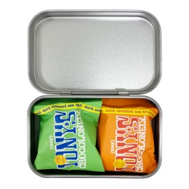 Tony's Chocolonely Tiny Tony's blik - 2 chocolaatjes - diverse smaken