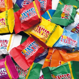 2 Tiny Tony's Chocolonely in a Box - vierkant blikje