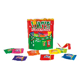 Tony's Chocolonely Tiny Tony's kerst mix - 135 gram - diverse smaken - onbedrukt