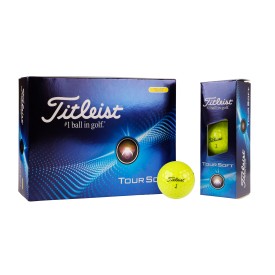 Titleist Tour Soft Golfbal-Geel