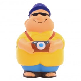 Bert® anti stress figuur - toerist - 10 cm