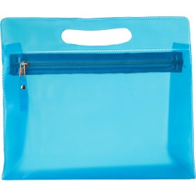 Clyde toilettas - PVC - handvat - transparant