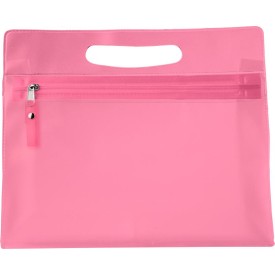 Clyde toilettas - PVC - handvat - transparant