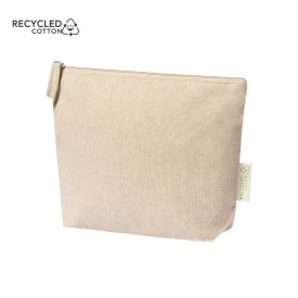 Plaum toilettas - gerecycled katoen - milieuvriendelijk label