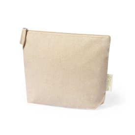 Plaum toilettas - gerecycled katoen - milieuvriendelijk label