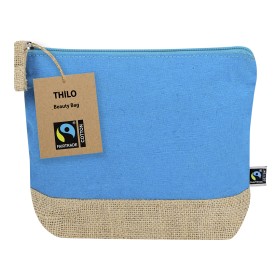 Toilettas Thilo Fairtrade-Lichtblauw