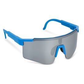 Tom R-PC sportzonnebril met spiegelende glazen UV400-Lichtblauw