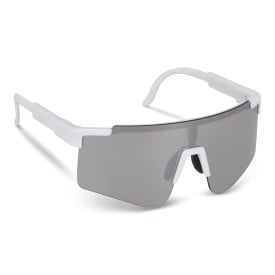 Tom R-PC sportzonnebril met spiegelende glazen UV400-Wit