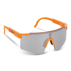 Tom R-PC sportzonnebril met spiegelende glazen UV400-Fluor-oranje