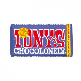 Tony Chocolonely Chocoladereep-Pretzel toffee melk