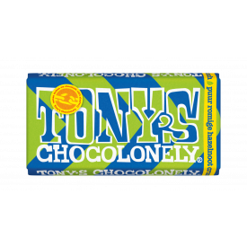 Tony's Chocolonely chocoladereep 180 gram-Puur romige hazelnoot crunch