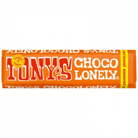 Tony Chocolonely chocoladereep 50 gram-Karamel zeezout