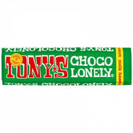Tony Chocolonely chocoladereep 50 gram-Melk hazelnoot
