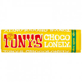 Tony Chocolonely chocoladereep 50 gram-Melk noga